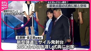 【北朝鮮メディアが動画公開】金正恩総書記出席  新型兵器の式典