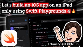 Swift Playgrounds 4를 사용하여 iPad에서 iOS 앱을 구축해 보겠습니다.