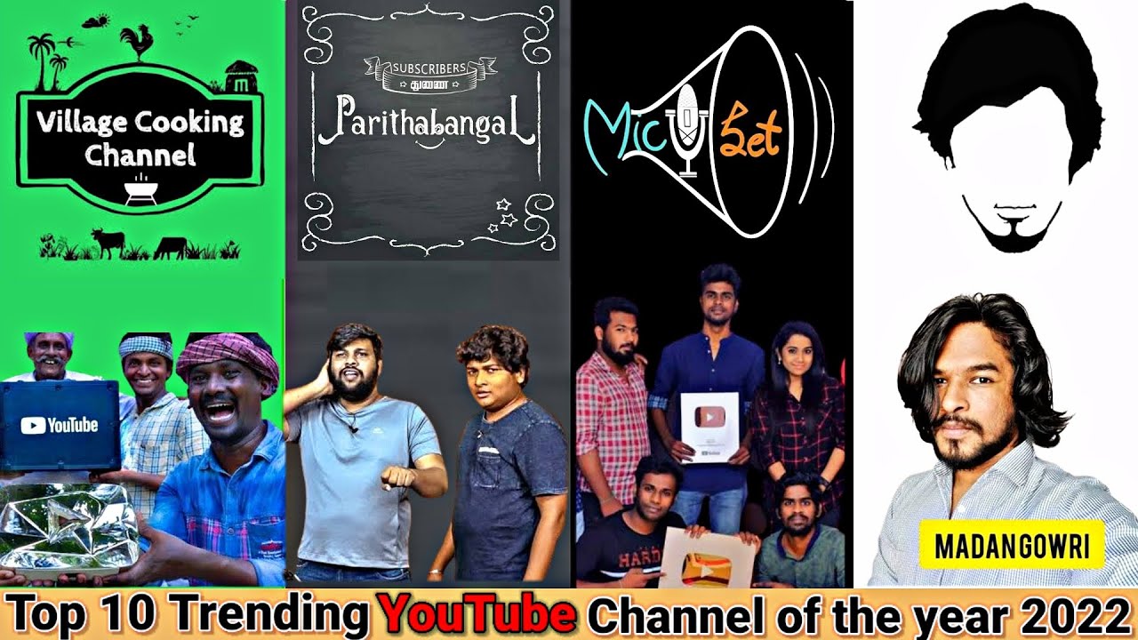 Top 10 Trending Channels Of The Year 2022 Who Won First Place