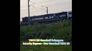 15815 DN Guwahati Dekargaon Intercity Express - NGC WDM 3D !#train #shorts #wdm3a #wdm3d