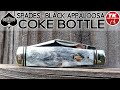 Rough Ryder Spades Black Appaloosa Coke Bottle Pocket Knife RR2485