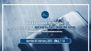 Mofonaina isan`andro anio Alarobia 05 Febroary 2025. FJKM Ambohitantely,