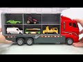 【トミカ】はたらくくるまのミニカーを開封してコンボイへ収納します☆｜unbox the tomica miniature cars and store them in the convoy！！