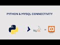 Python and MySQL database connection using pymysql library.