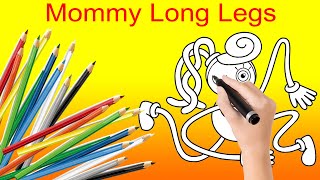 How to Draw Mommy Long Legs | Mommy Long Legs Coloring Pages - Poppy Playtime Game