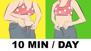 10 Min Of This Burns Belly Fat Fast : 100% Bodyweight Workout