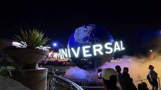 Universal Studios Globe at Night Timelapse