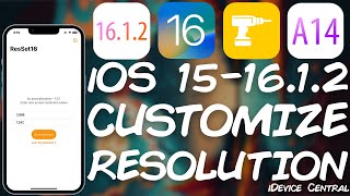 iOS 15 - 16.1.2 JAILBREAK News: Screen RESOLUTION Changer RELEASED! App Works For All Devices!