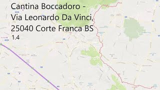 Via Leonardo Da Vinci, 25040 Corte Franca BS - Iseo Rent Bike