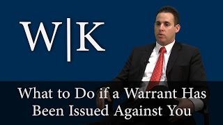 What to Do if a Warrant is Issued Against You