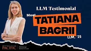 Meet Tatiana Bagrii, LLM '25