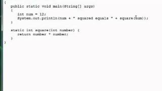 InfiniteSkills Tutorial | Java Programming - Defining A Method | Training Essentials