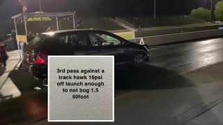 Awd Ep3 runs 10.4 @133mph on stock 200+K mile  k24a2 longblock