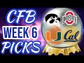 College Football *Week 6* Picks & Predictions | 2024