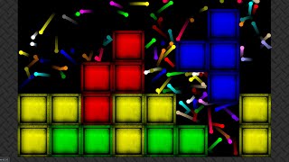 Tetris Crush - Survival Marble Race in Algodoo