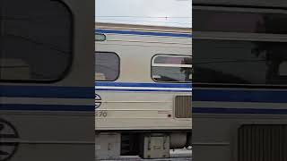 區間列車經過南州糖廠前平交道