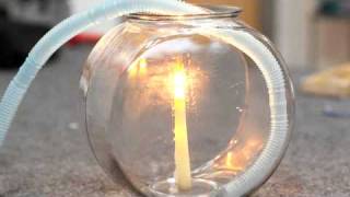 Science Project - Fire Under Different Levels of Oxygen