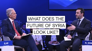 World Economic Forum 2025: Tony Blair and Asaad Hasan Al-Shaibani discuss Syria’s future