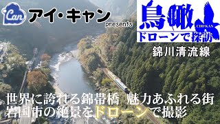 【世界に誇れる錦帯橋や美しい錦川、岩国のシロヘビ、錦川清流線など魅力あふれる街　岩国市の絶景をドローンで撮影】鳥瞰ドローンで探訪～岩国編～　＃8　錦川清流線