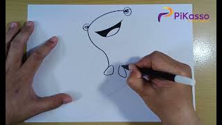 How to Draw Destiny Finding Dory