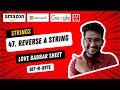 47. Reverse a String | Recursive approach 🔥 | Love Babbar 450 DSA | Leetcode | Very Easy Problem