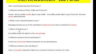 Vector and ArrayList Differences Java