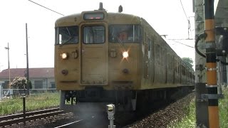 【山陽本線】JR西日本　地域色115系電車　オカK-04編成