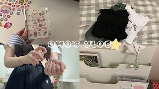 vlog:通信制高校生のとある3日間🤧✳️/SHEIN購入品/シール帳作り/勉強する🗒️