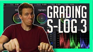 How to Color Grade S-Log 3 - DaVinci Resolve 18 Color Grading for Beginners