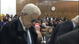 حكمت المحكمة الان في عزل مرتضى منصور من الزمالك بحكم نهائي ايقاف كهربا قبل القمة