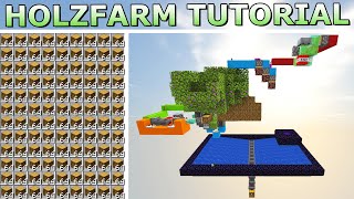 100% AFK Holzfarm Minecraft Tutorial!