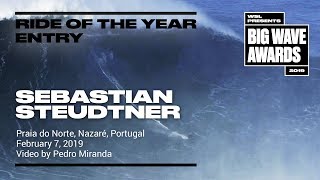 Sebastian Steudtner at Nazaré - 2019 Ride of the Year Entry - WSL Big Wave Awards