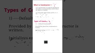 Java Constructor Explained in 60 Seconds 🔥 | Types of Constructors in Java | Java Tutorial