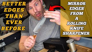 This Rolling Knife Sharpener Thought Of Everything \u0026 Its AFFORDABLE! HONE SHARP Is Impressive