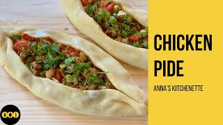 Chicken Pide | Turkish Pizza | Quick and Easy