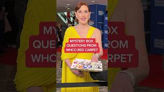 Mystery box questions from WHCD red carpet
