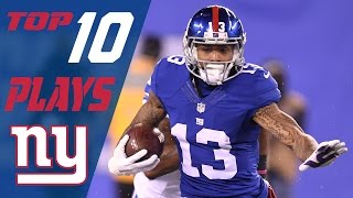 Giants Top 10 Plays of the 2016 Season | NFL Highlights