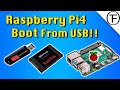 How To Boot From USB DRIVE on Raspberry Pi 4!  Works with SSD,USB Drive