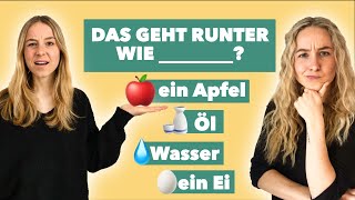 🍎💦🥚🍶 Typische Redewendungen mit Lebensmittel