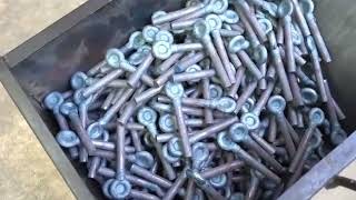 How Carbon Steel Full Threaded Eye Bolt Forged Eye Bolts are produced in the factory