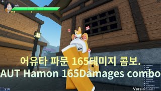 어유타 파문 165데미지 콤보. / AUT Hamon 165Damages combo.