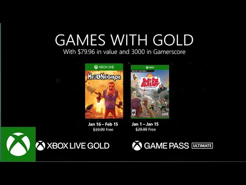 Xbox Live Gold Lineup Revealed Xbox Games with Gold January 2023