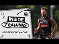 An inner sanctum look at the first day of pre-season training with three new recruits 👀