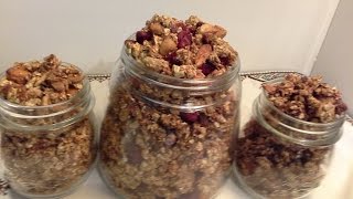 طريقة تحضير الميسلي الصحي في المنزل Healty muesli fait maison