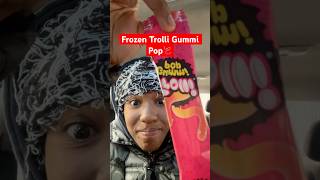 Trying The New Trolli Gummi Pop 🪱 #ninowootv #fyp #foryoupage #trolli #gummyworms