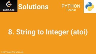 LeetCode Solutions (Python) | #8 String to Integer (atoi)