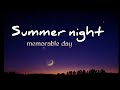 summer night - official lyric song by zisca music