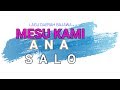 Liryk Lagu Daerah Bajawa - Mesu Kami Ana Halo