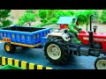 dyi mini tractor and concrete bridge construction using rc tractor science project‪ @topminigear