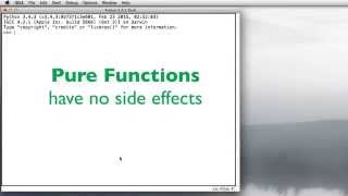 Python Functions 1: Pure Functions